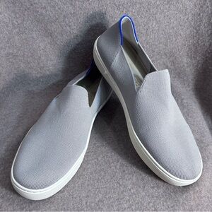 ROTHY’s Sz 10 The Original Slip-On Loafers Rubber Sole Machine Washable in Grey
